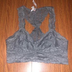 Free People Grey Bralette: size xs
